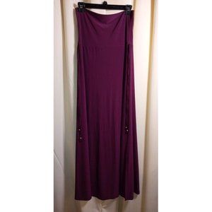 White House Black Market Size Small Purple Convertible skirt/dress. Tiny snag.